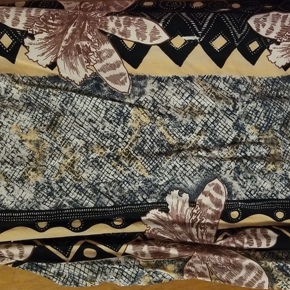 Rayon Tribal Tank Dress Size Large: B - Picture 2 of 6